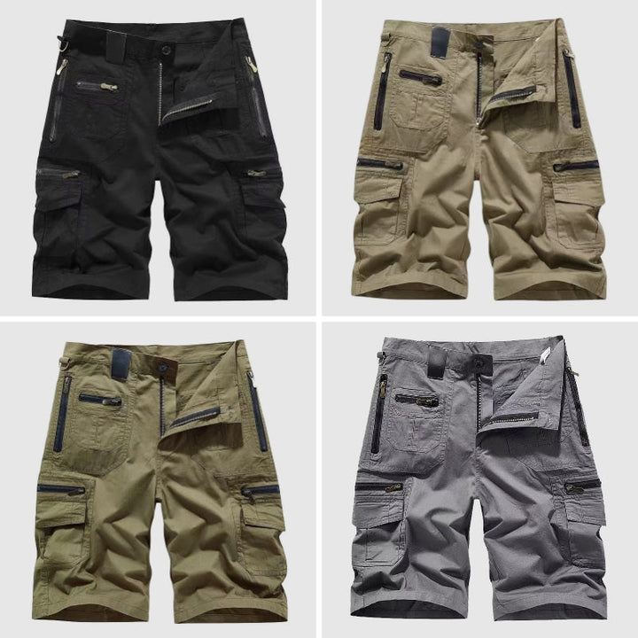Vielseitige Herren Cargo Shorts mit flexibler Passform, strapazierfähige Freizeithose im taktischen Stil, ideal für Sommer.