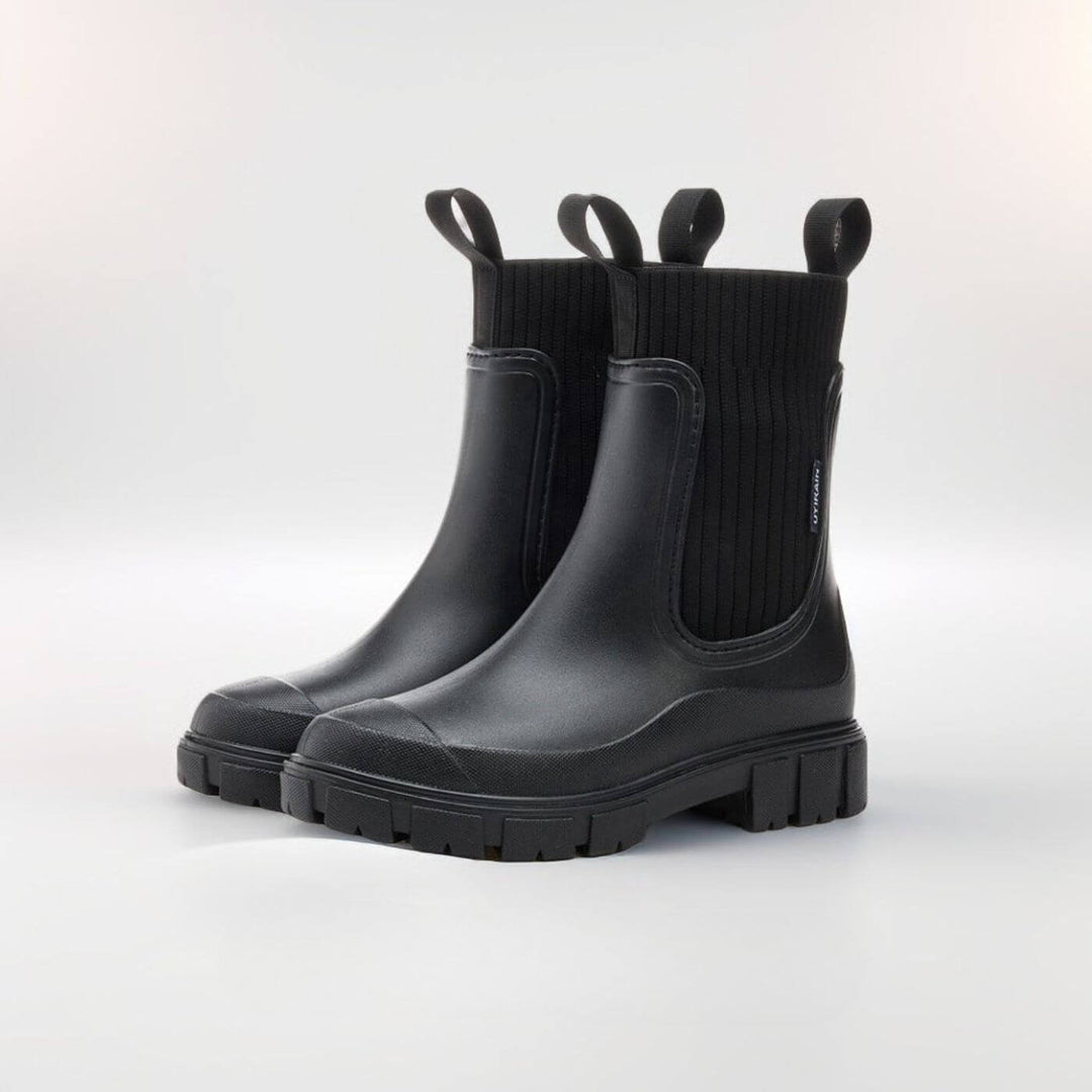 Damen-Regenstiefel, wasserdicht & rutschfest, für optimalen Regenschutz. Stilvolle Gummistiefel für jedes Wetter.