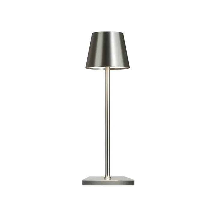 Kabellose LED-Tischlampe mit Touch-Steuerung & 3 Helligkeiten, ideal für moderne Wohnräume.