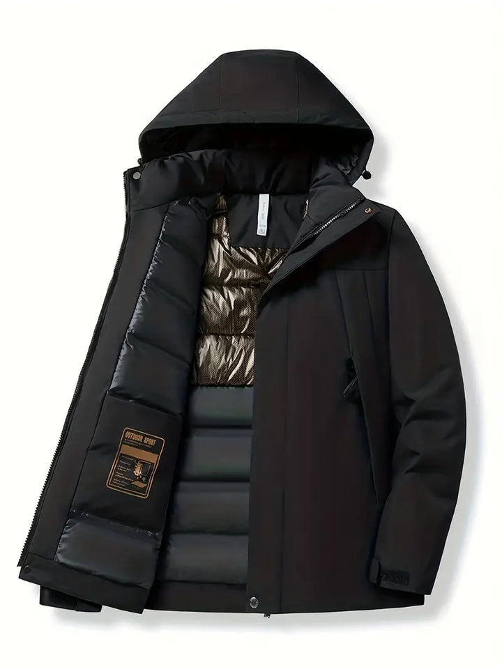 Modische Damen Freizeitjacke mit Kapuze, winddicht und thermoisoliert. Perfekt für Herbstmode und Kälteschutz.