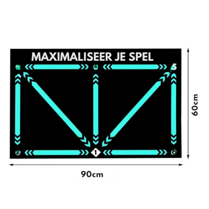 Effektive Fußball-Trainingsmatte zur Steigerung von Technik, Ballkontrolle, Dribbling und Präzision.
