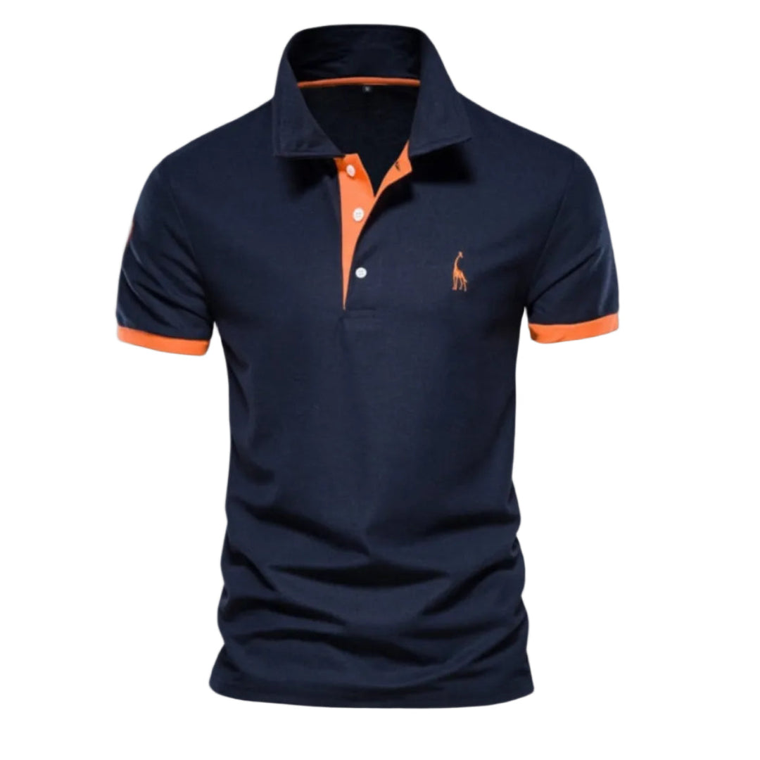 Herren Slim Fit Poloshirt, kurzärmelig, mit Polokragen & Knopfleiste. Ideal für Business & Freizeitmode.