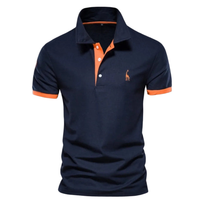 Herren Slim Fit Poloshirt, kurzärmelig, mit Polokragen & Knopfleiste. Ideal für Business & Freizeitmode.