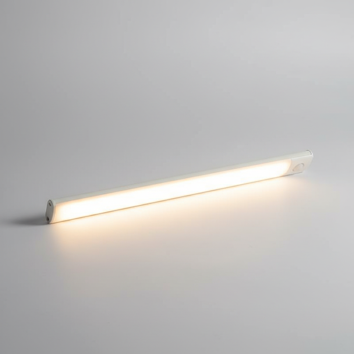 AuraStrip LED-Schrankleuchte: kabellos, magnetisch, mit Bewegungssensor, USB-aufladbar für Küche & Flur.