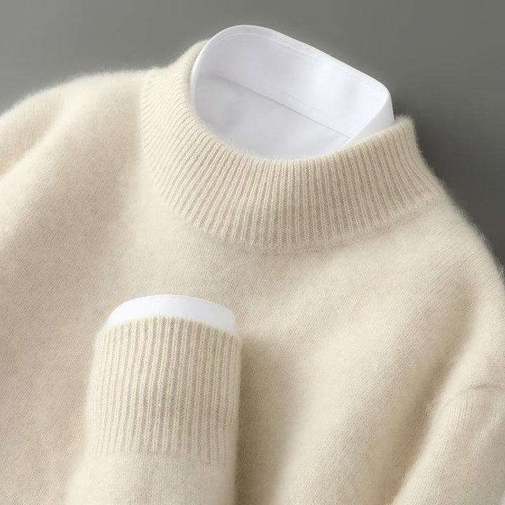 Eleganter Herren Langarm Pullover in zeitlosem Design, perfekt für Büro & Freizeit. Vielseitige Herrenmode.