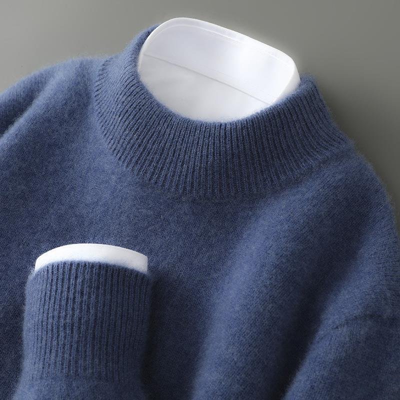 Bequemer, leichter Herren Langarm Pullover für den Casual-Look. Ideal für Freizeit und entspannte Tage.
