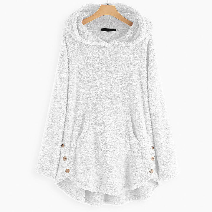 Farbiger, ultra-weicher Damen Hoodie. Kuscheliger Winter Pullover für Damen, warm & bequem.