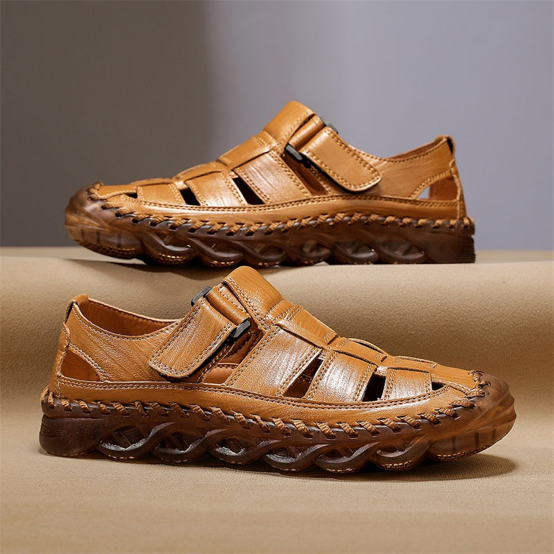 Bequeme Herren Sommer-Sandalen mit atmungsaktivem Design für Freizeit, Strand & Alltag. Komfortschuhe für Männer.