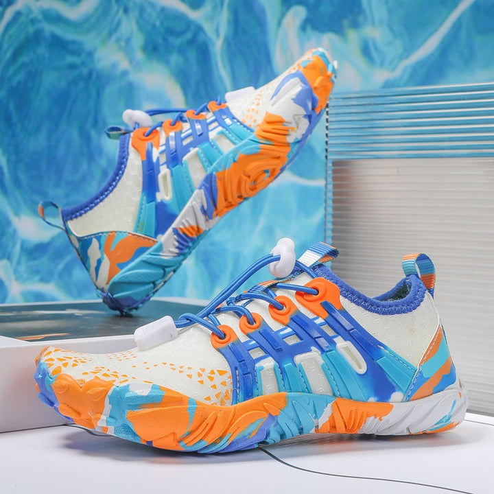 Herren Barfuß-Wasserschuhe mit breiter Zehenbox & flexibler Sohle für Komfort beim Wassersport.