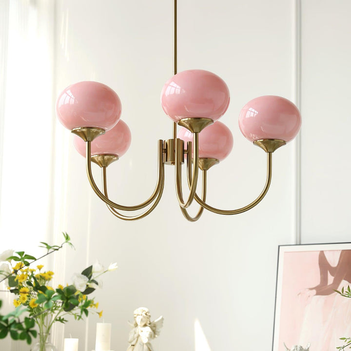 LED Kronleuchter AuroraLux: elegante Deckenlampe, Innenbeleuchtung.