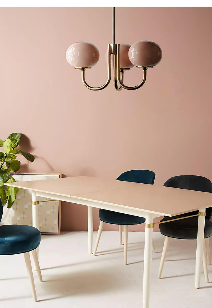 Eleganter LED Kronleuchter für Wohnzimmer, AuroraLux moderne Deckenlampe.