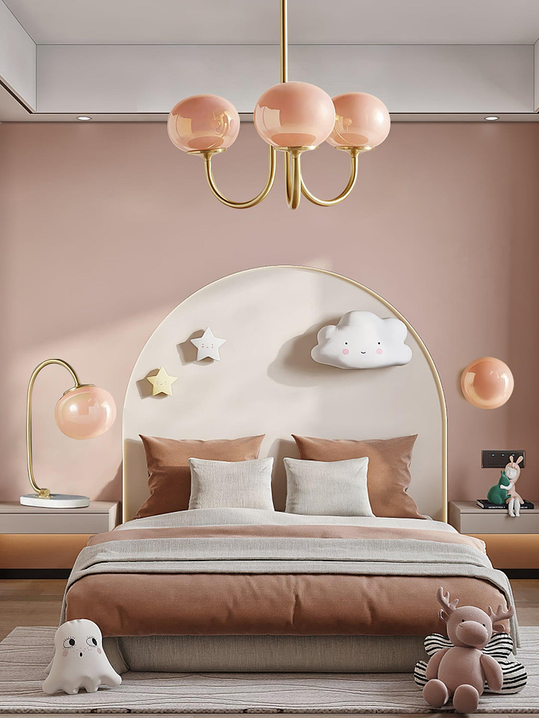 LED Kronleuchter AuroraLux, elegante Beleuchtung für moderne Einrichtung.
