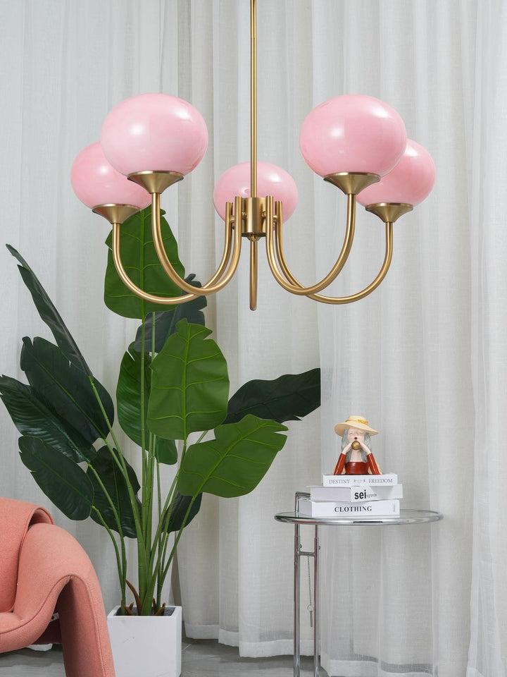 Eleganter Gold Design LED-Kronleuchter AuroraLux, Deckenlampe.