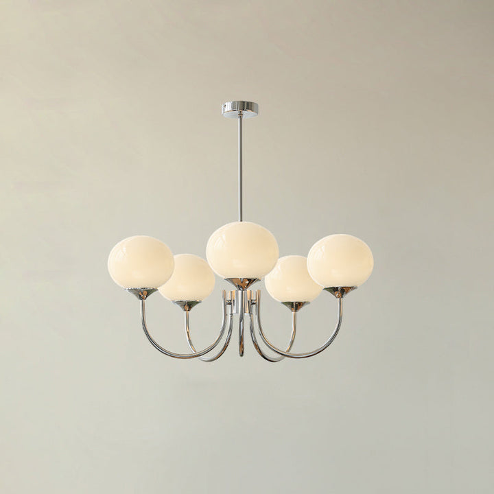 AuroraLux LED Kronleuchter, energieeffiziente Deckenlampe mit Ambiente Licht.