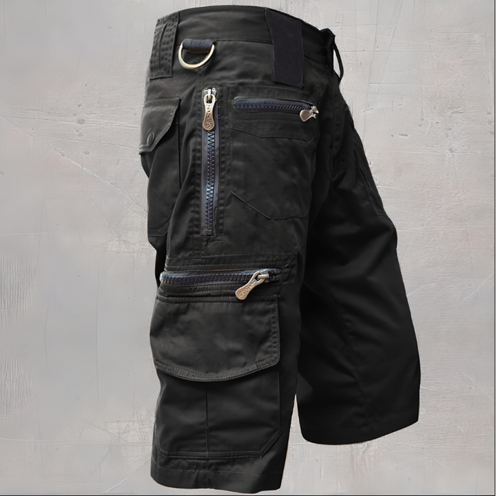 Strapazierfähige Herren Taktische Cargoshorts für Outdoor-Aktivitäten. Komfortabel, viele Stautaschen.