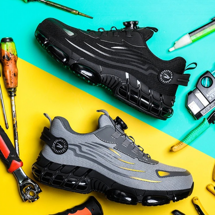 Robuste & langlebige Herrenschuhe, perfekt als Arbeitsschuhe & Alltagsschuhe; bequem und modern im Design.