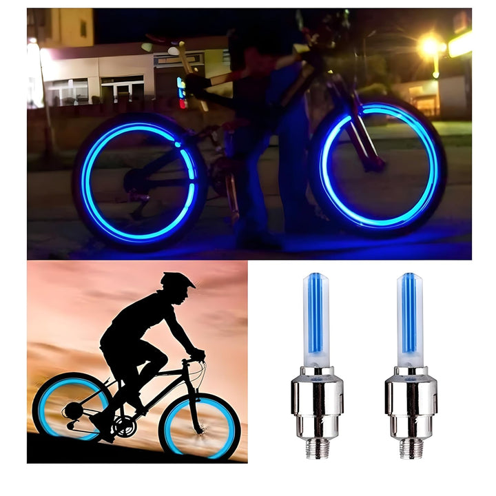 Sichtbare LED Ventilkappen für mehr Sicherheit im Straßenverkehr. Perfektes Zubehör für Auto- & Fahrradreifen.