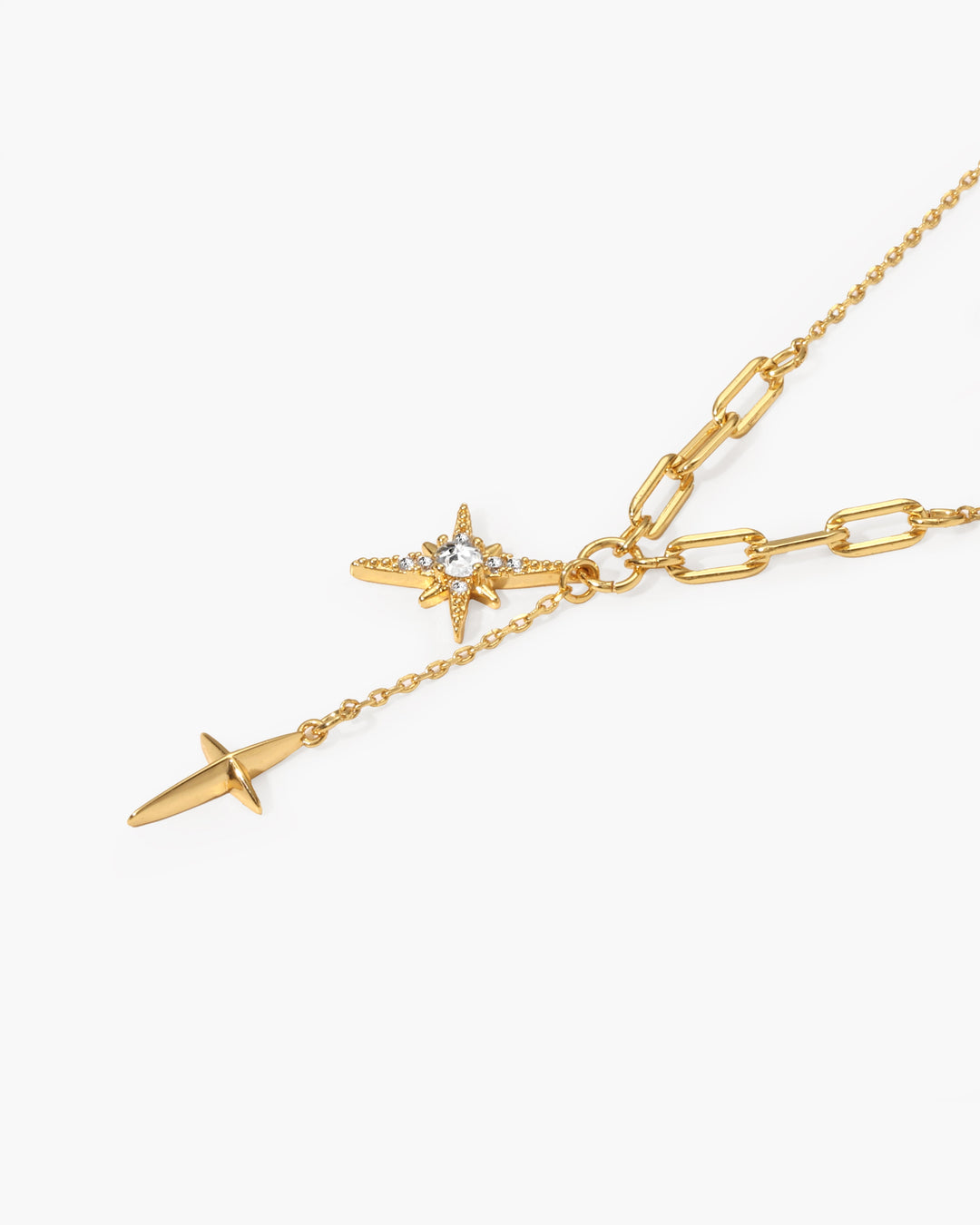 Hypoallergene Damen Halskette mit Stern-Anhänger. Wasserdicht & elegant, perfekt als Goldschmuck für Frauen.