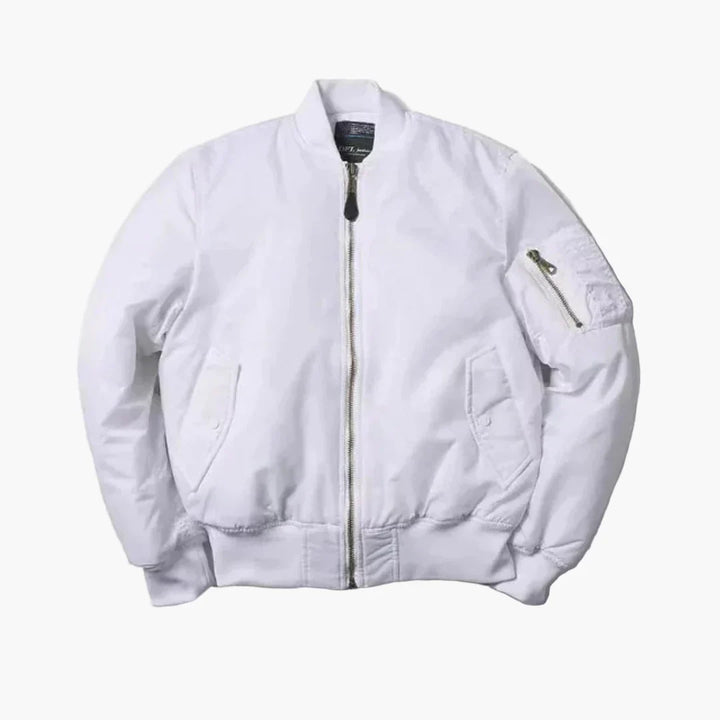 Klassische Streetwear Bomberjacke für Herren, perfekt für einen lässigen & stilvollen Look.