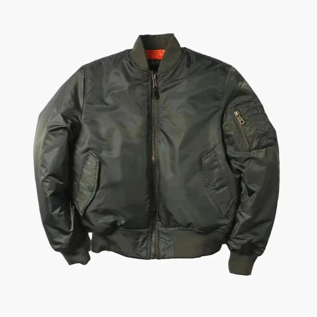 Vielseitige Herren Freizeitjacke im klassischen Bomber-Design, perfekt für den Alltag.