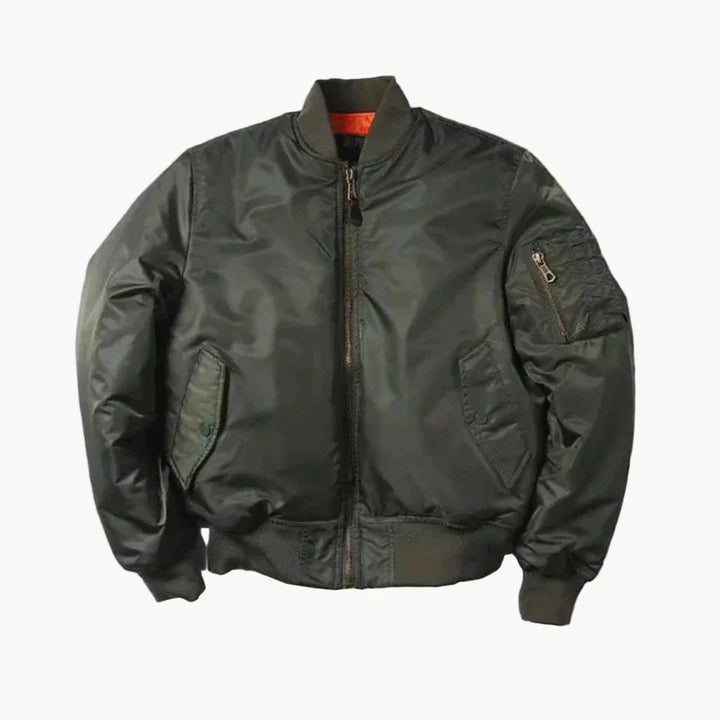 Vielseitige Herren Freizeitjacke im klassischen Bomber-Design, perfekt für den Alltag.