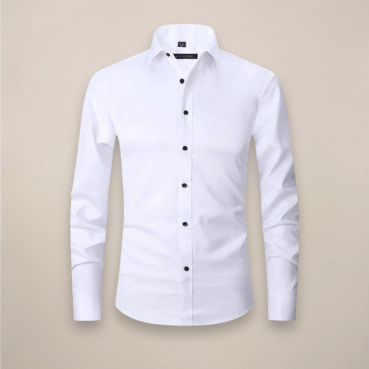 Elegantes Herren Businesshemd, Langarm, Regular Fit. Perfekt für Büro, Meetings & formelle Anlässe. Zeitlos & stilvoll.