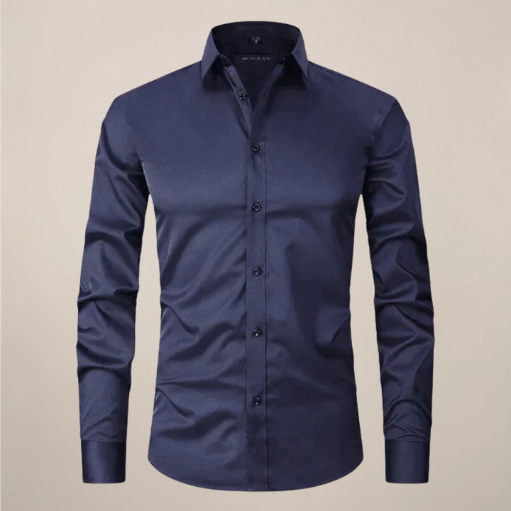 Glattes, knitterarmes Herren Langarmhemd, Regular Fit. Stets gepflegt und elegant für Business & besondere Anlässe.