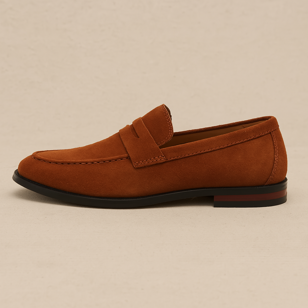 Schwarze Herren Slipper Loafer, vielseitige Freizeitschuhe für Anlässe und Büro, kombinieren Stil und Komfort.