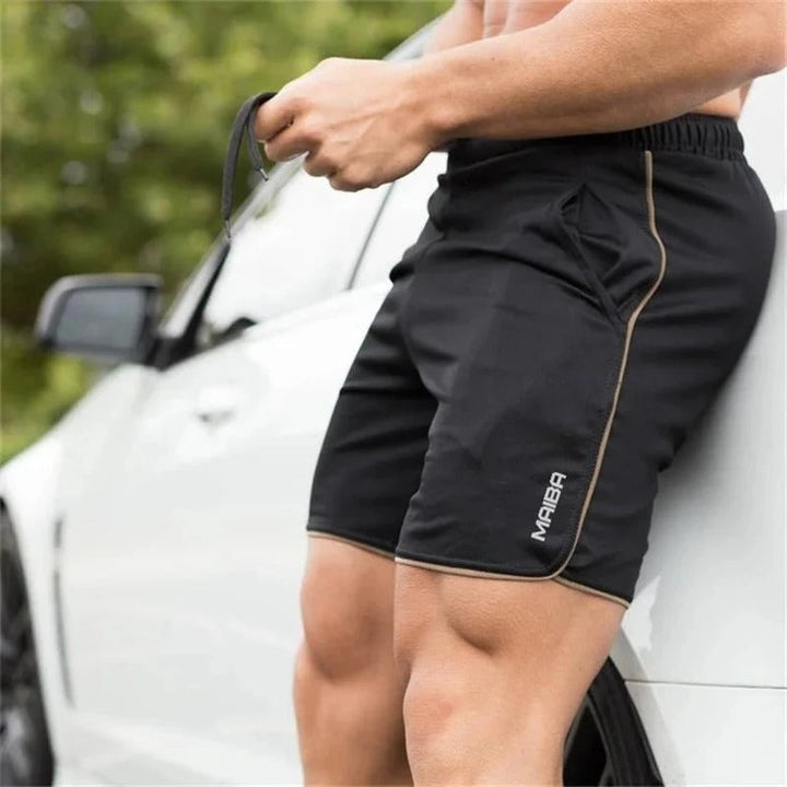 Klassische Herren Badeshorts Slim Fit in Blau. Vielseitige kurze Hose für Sommer, Strand & Pool.