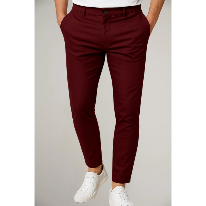 Herren Slim Fit Businesshose, elegant und modern, ideal für Büro und formelle Anlässe.