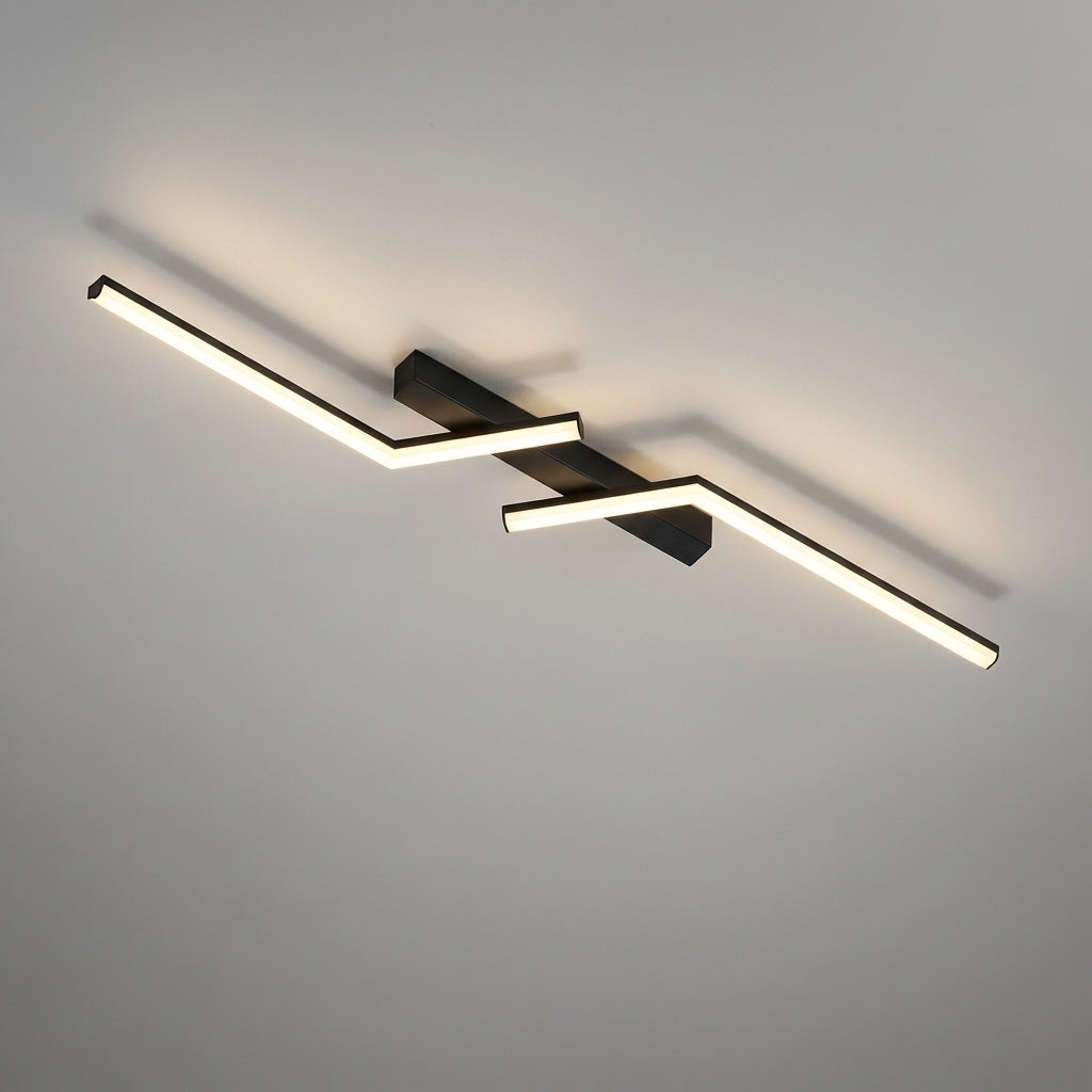 Zeitlose, lineare LED-Deckenleuchte Aerolite, minimalistisch und flexibel dimmbar.