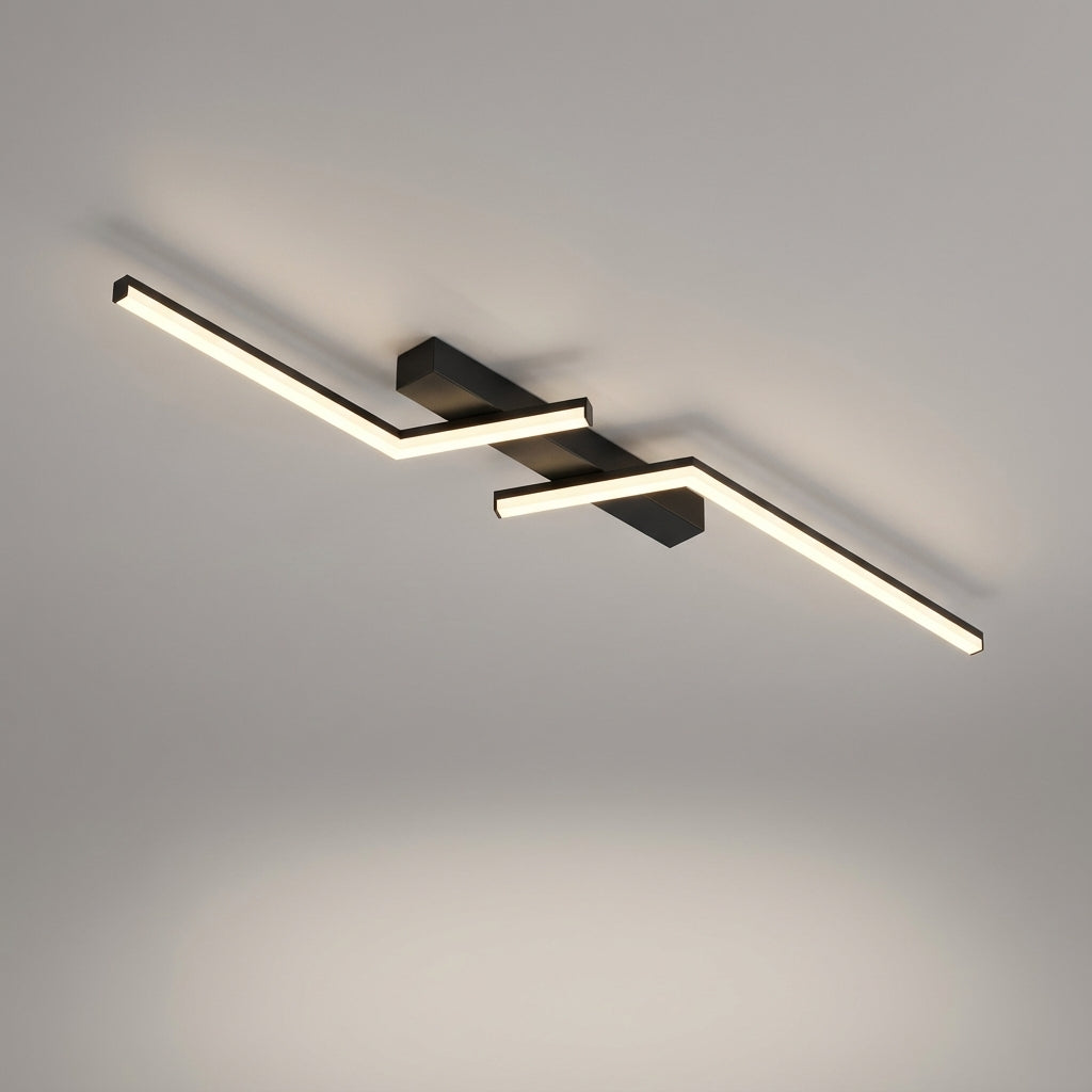 Dimmbare LED-Deckenleuchte Aerolite für Büros und moderne Innenräume.