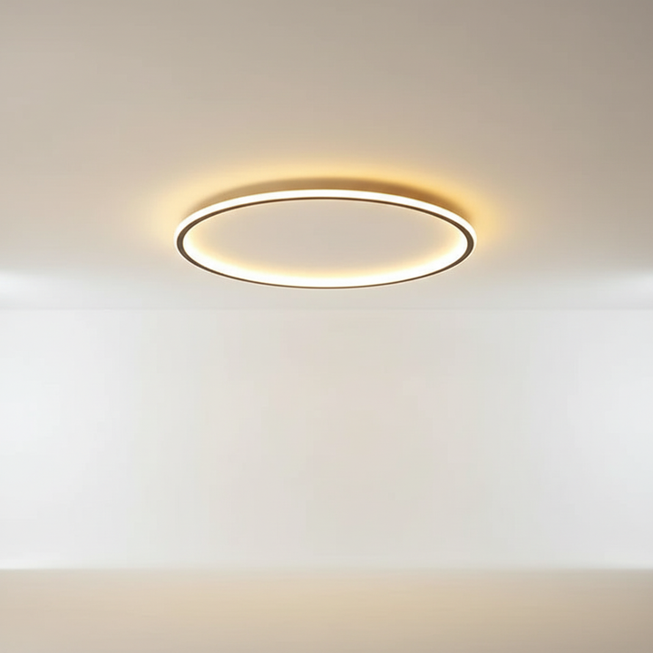 RoundSkye: Runde moderne LED Deckenleuchte, flach, dimmbar, ideal als Wohnzimmer- oder Schlafzimmerlampe.