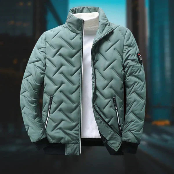 Klassischer Herrenmantel, Langarm-Winterjacke für Eleganz und Wärme im Business & Freizeitlook.