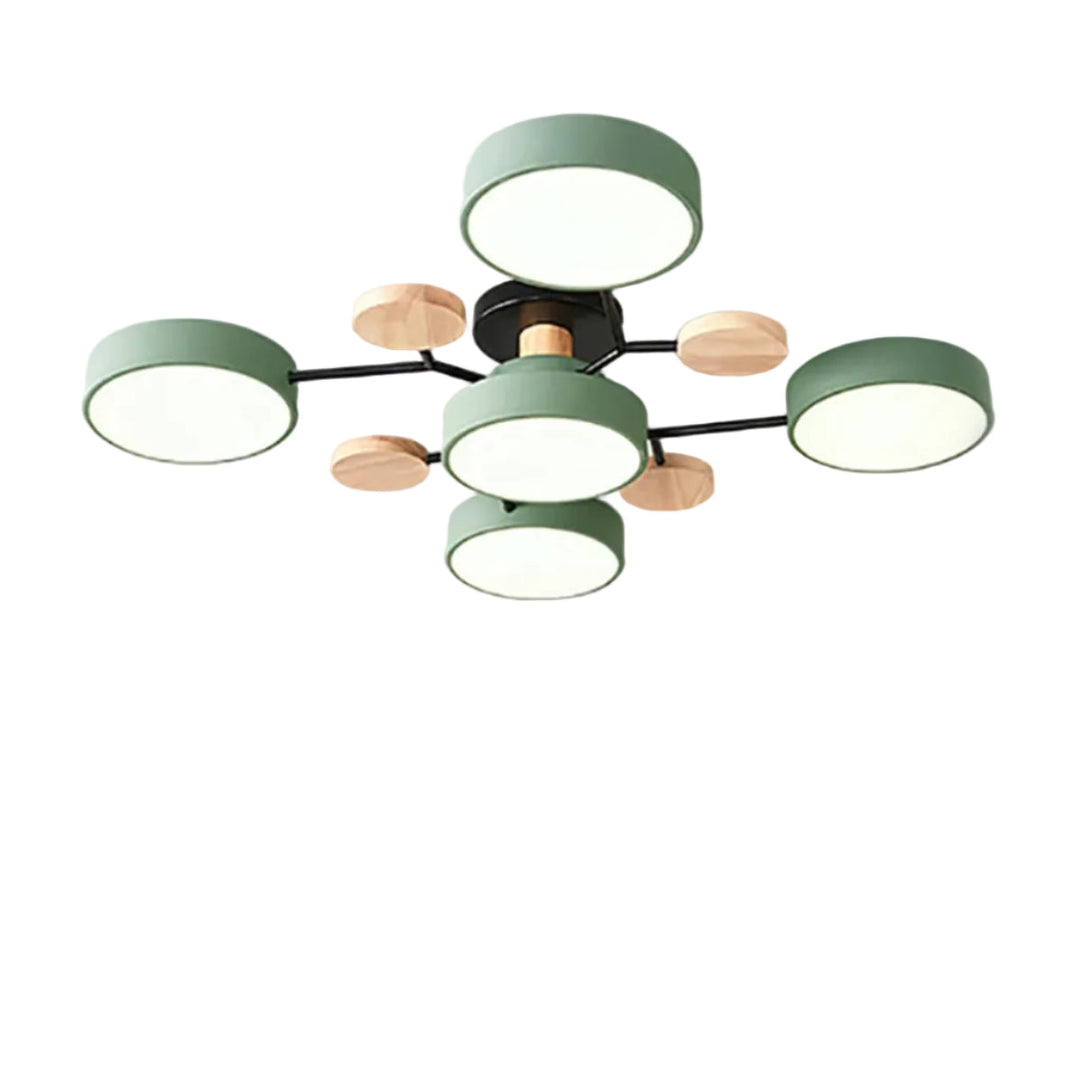 Minimalistische LED Deckenlampe, schlank und elegant, perfekt für moderne Innenbeleuchtung und ein helles Ambiente.