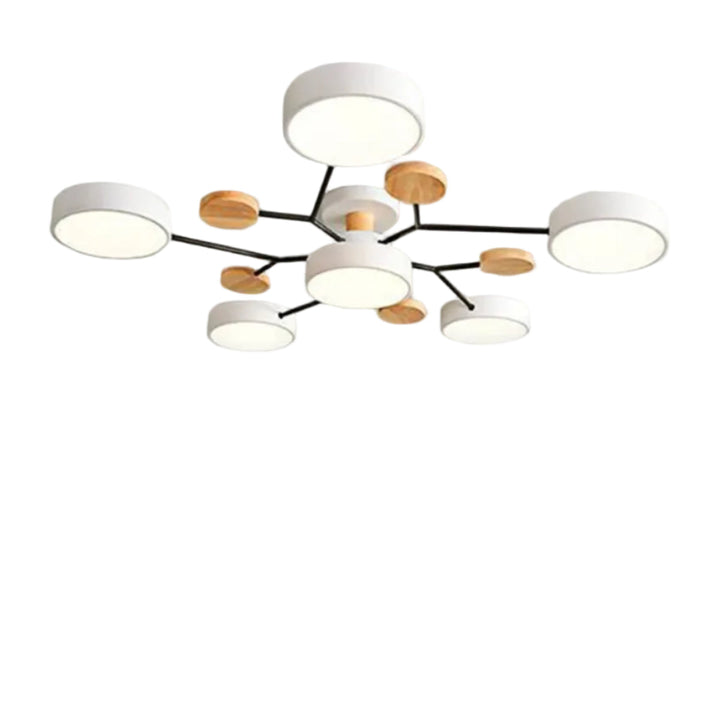 Schlanke, moderne LED Deckenlampe mit minimalistischem Design für stilvolle Innenbeleuchtung im Wohn- oder Arbeitszimmer.