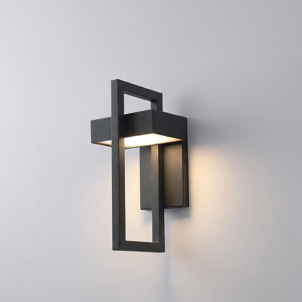 Hochwertige LumaVell LED-Außenleuchte, moderne Wandlampe für Terrassen- und Eingangsbeleuchtung, wetterfest.