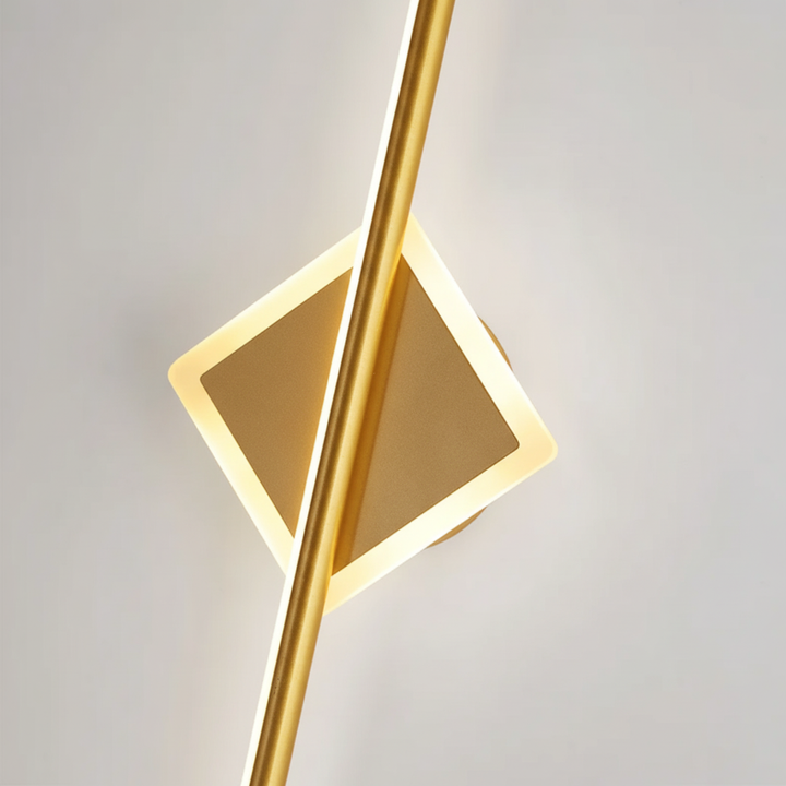 Design LED-Wandleuchte Opalight, moderne Beleuchtung. Elegantes, schlankes Design, warmes, blendfreies Licht.