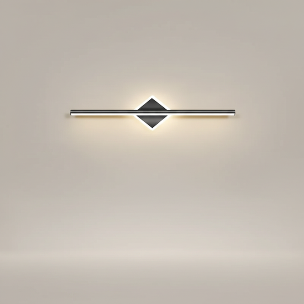 Stilvolle LED-Wandleuchte Opalight: Modernes Design, warmes, blendfreies Licht. Ideal für gemütliche Atmosphäre im Wohnzimmer.