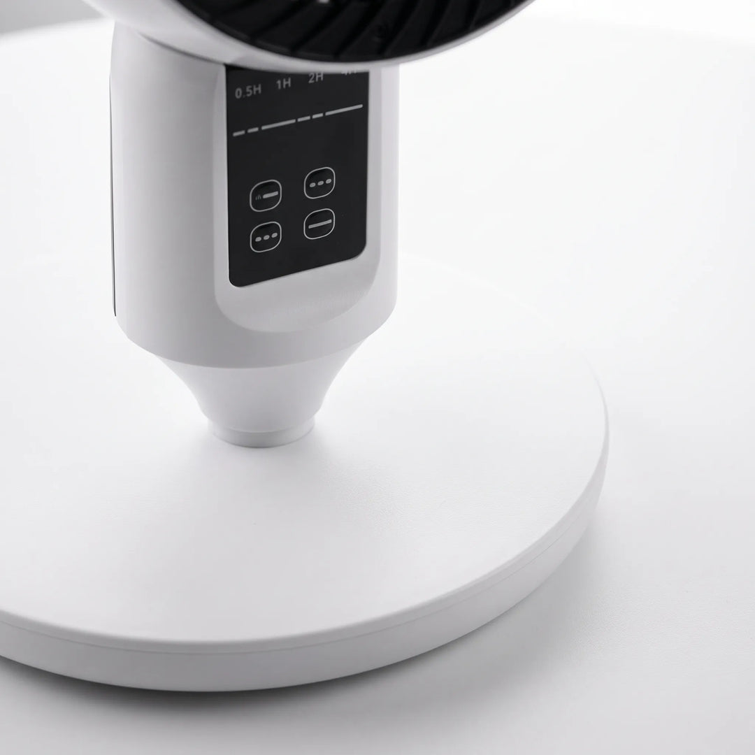 Leiser 3D-Oszillationsventilator sorgt für erfrischende Kühlung und verbesserte Luftzirkulation ohne Störung.