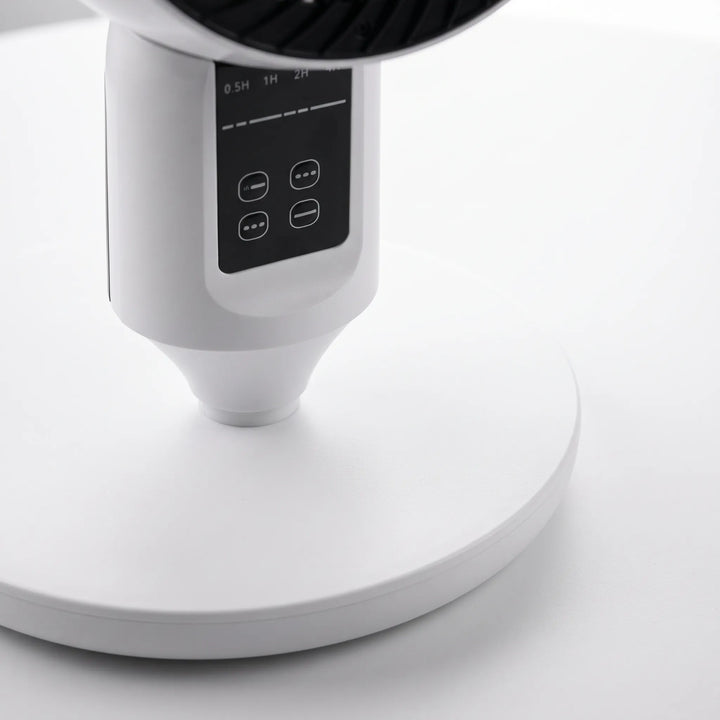 Leiser 3D-Oszillationsventilator sorgt für erfrischende Kühlung und verbesserte Luftzirkulation ohne Störung.