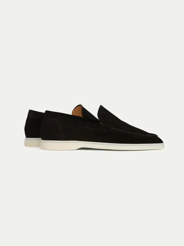 Klassische schwarze Leder-Loafer für Herren, stilvoll und komfortabel, perfekt für elegante Anlässe.
