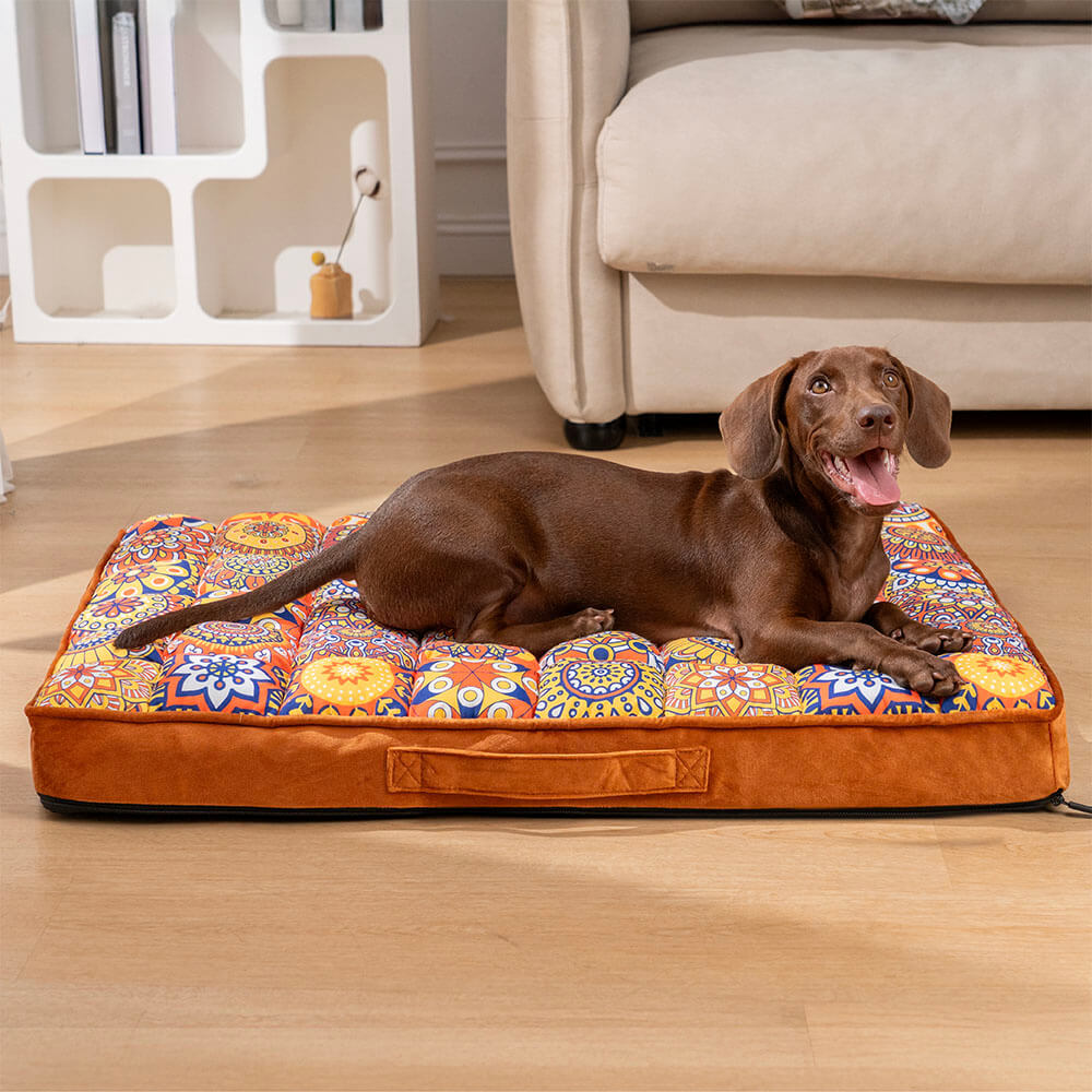 Stilvolles marokkanisches Hundebett, perfekte Ergänzung für jedes Wohnzimmer, Luxus für Ihr Haustier.