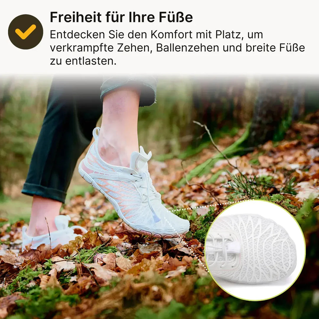 Vielseitige Unisex Barfußschuhe, leicht & flexibel, mit rutschfester Sohle für Sport & Alltag.