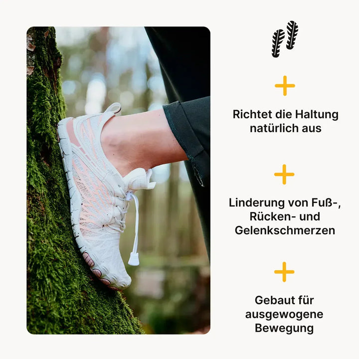 Leichte Unisex Barfußschuhe mit flexibler Sohle & rutschfestem Profil für natürliche Bewegung.