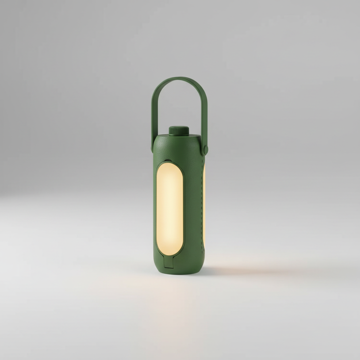 Multifunktions NightHalo Outdoorlampe, faltbares Design für einfache Portabilität, unverzichtbar beim Wandern.