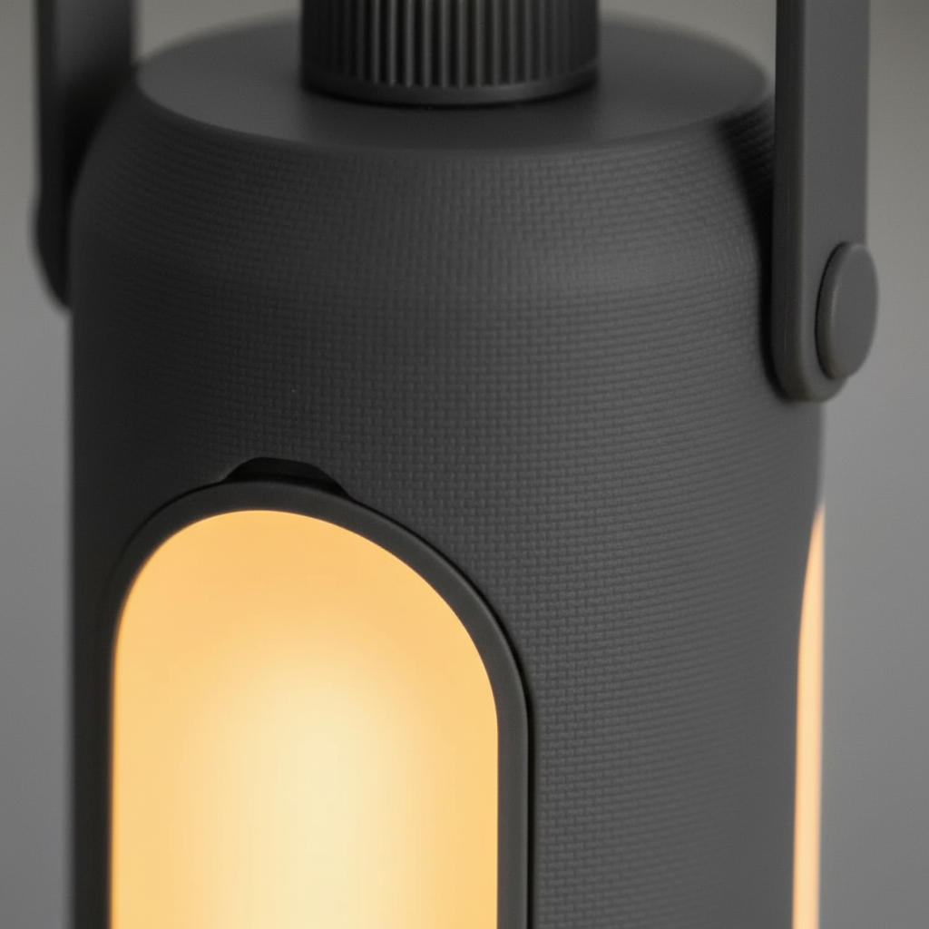 Tragbare NightHalo Notfalllampe, leistungsstarke LED-Taschenlampe & Akkulaterne für jedes Abenteuer.