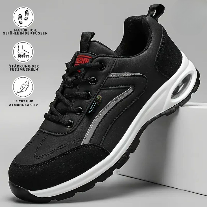 Ergonomische Einlegesohle der Herren Orthopädische Schmerzfrei Schuhe; für gesunde Fußhaltung und Komfort.