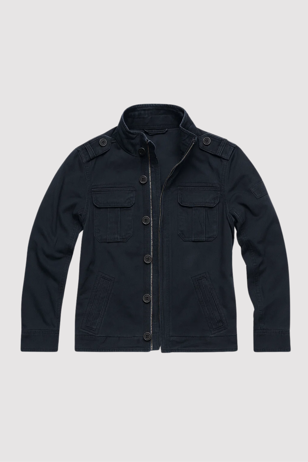Herren Retro-Jacke im lässigen Militärstil, robust und vielseitig für Freizeit & Streetwear.