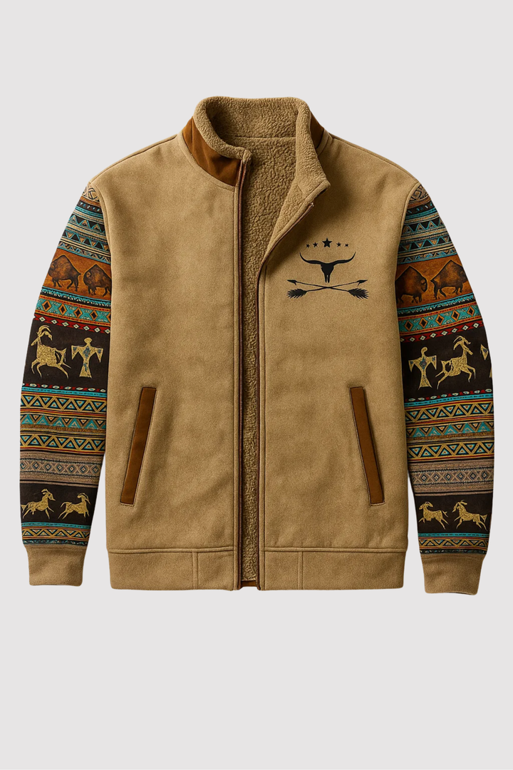Leichte, warme Herren-Freizeitjacke für Outdoor-Abenteuer, mit Reißverschluss und Regular Fit, vielseitig & bequem.